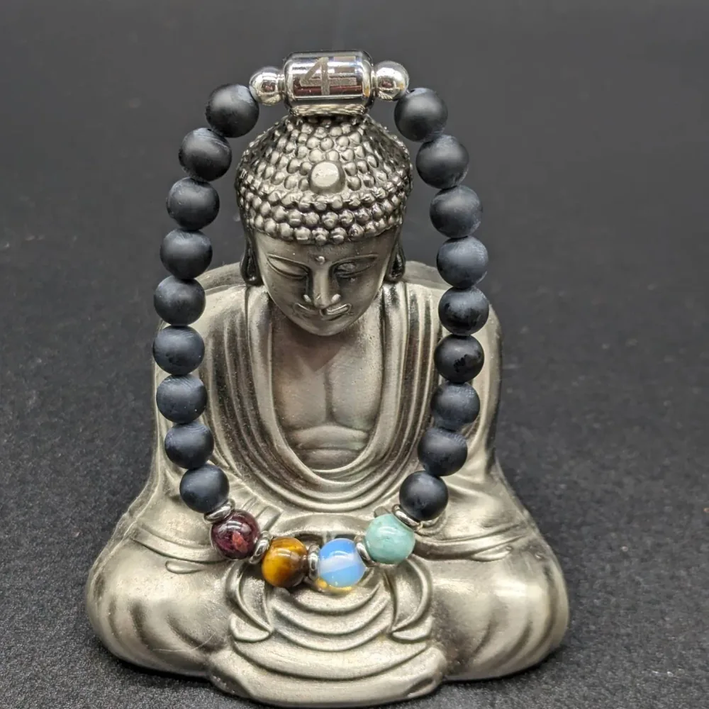 4 Elements Intention Bracelet with gemstones.